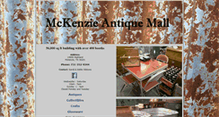 Desktop Screenshot of mckenzieantiquemall.com